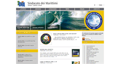 Desktop Screenshot of lnx.sindacatomarittimi.eu